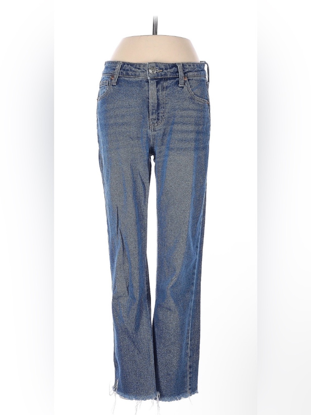Wild Fable High Rise Cropped Jeans Size 0 Raw Hem